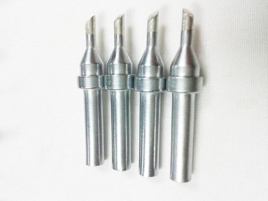 Tin / Copper Solder Tip Round Tip Type Welding Tips For Soldering Station