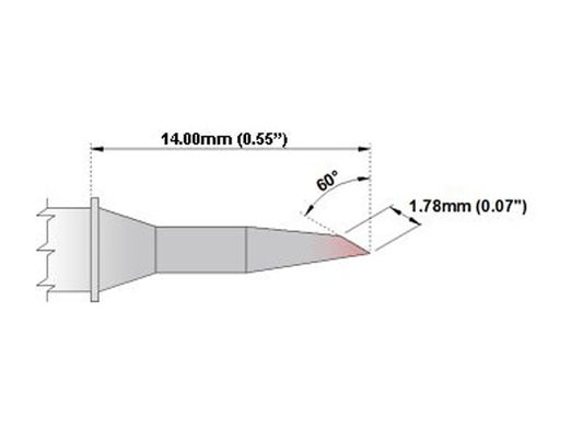 STTC Series OKI Soldering Tips , Lead Free Soldering Tips