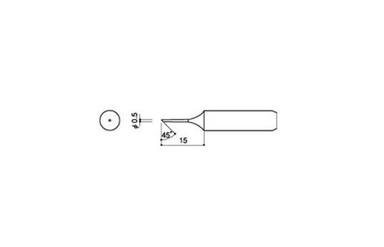 900M Soldering Tips for Hakko 936 Soldering Station , Long Life Span Low Cost