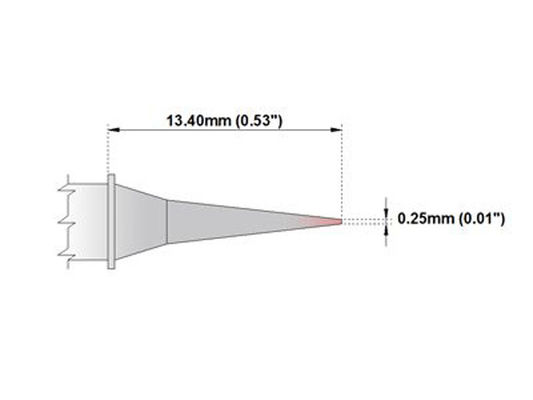 Micro Fine Shape OKI Soldering Tips STTC-090 , STTC-190 And STTC-890