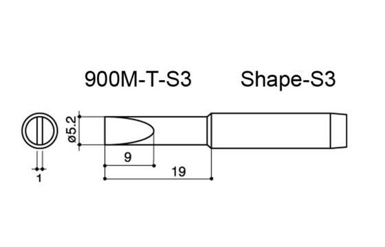 Hakko 900M Soldering Tips