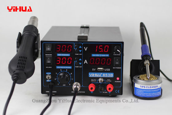 Estação de solda do reparo do telefone móvel de ar quente do novo tipo de YIHUA 853D 1A USB