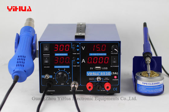 YH-853D 3A 4 LED con la stazione della ripresa dell'uscita BGA di 5V USB per 110V/230V