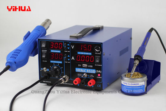 YH-853D 3A 4 LED con la stazione della ripresa dell'uscita BGA di 5V USB per 110V/230V