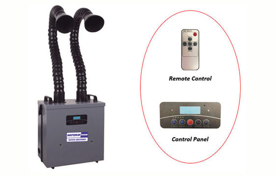 Extracteur portatif de vapeur de soudure de filtre triple de carbone pour l'inscription de laser