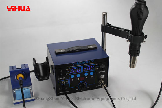 High Temperature Automatic 2 In 1 Soldering Station With Air Gun Bracket Function