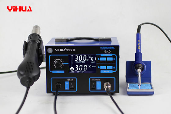 Επίδειξη 2 LCD σε 1 συγκολλώντας σταθμό, σταθμός επανάληψης YIHUA 992D