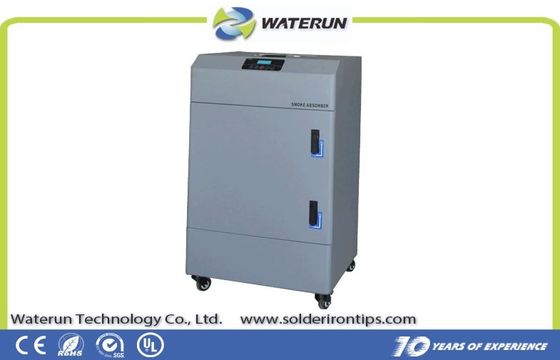 O fumo eletrônico da solda e da soldadura que refina a instalação para elimina o gás Waste