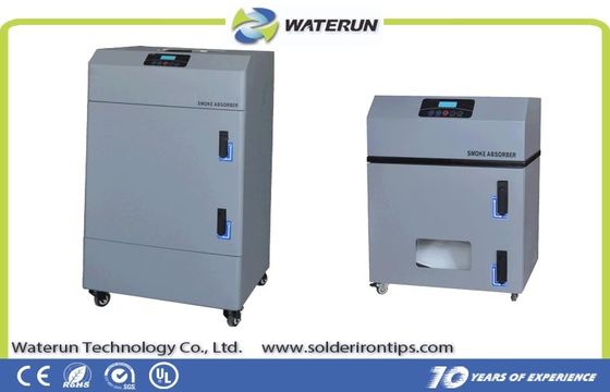 O fumo eletrônico da solda e da soldadura que refina a instalação para elimina o gás Waste