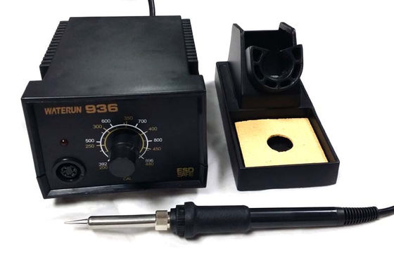 Temperature Controlled Digital Soldering Station , Electronic PCB Solder Station
