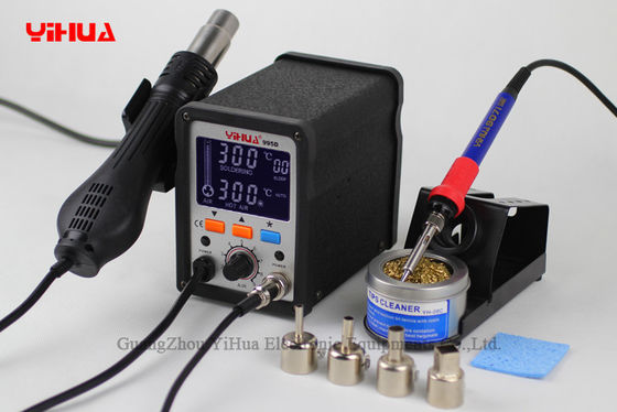 2 in 1 Hot Air Rework LCD Digital Mobile Phone Soldering Station Hot Air Gun Station 995D