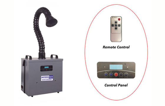 80W Solder Smoke Extractor Adjustable Air Volume For Electronic Soldering