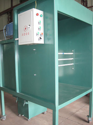 Electrical Powder Coating Spray Painting Booths With Powder Recycling Machine