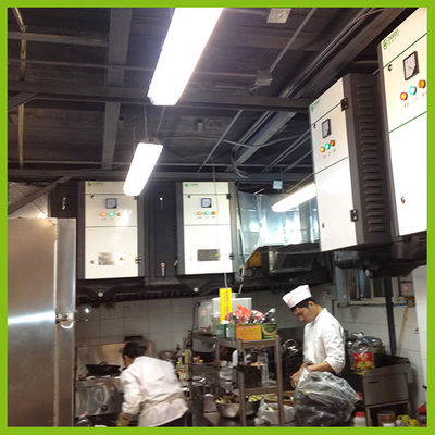 Commercial kitchen ESP for oil mist elimination
