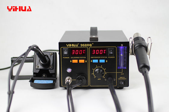 PCB наивысшей мощности/IC 3 в 1 паяя станции с амортизатором дыма утюга