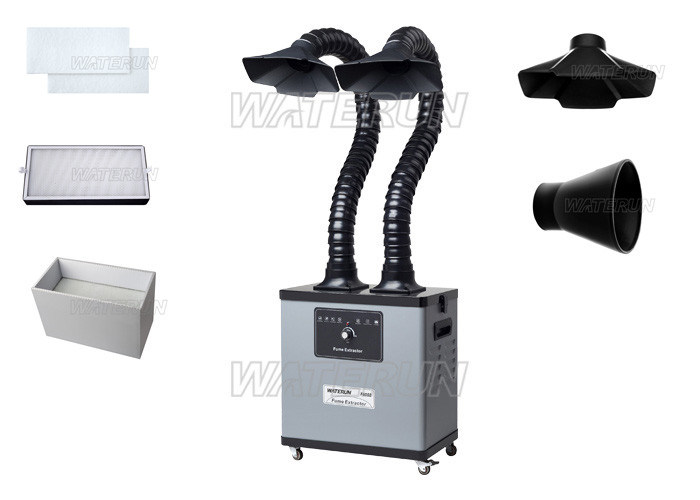 triplicar-se químico do extrator das emanações 200W filtra 110 - 220V 420 x 245 x 400mm