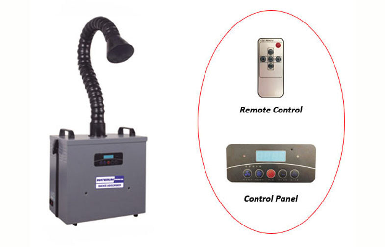 Purificador del aire del filtro del extractor HEPA del gas de soldadura de Digitaces que suelda