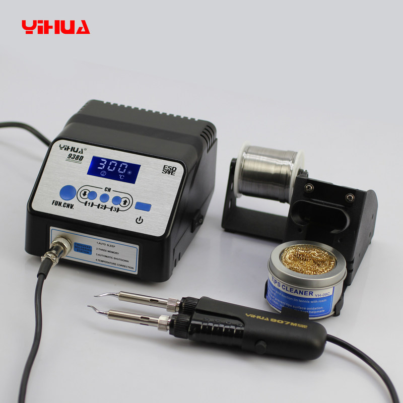 YIHUA 938D 2 στα αντιστατικά παράλληλα τσιμπιδάκια 1 που συγκολλούν την αυτόματη λειτουργία κλεισίματος σταθμών