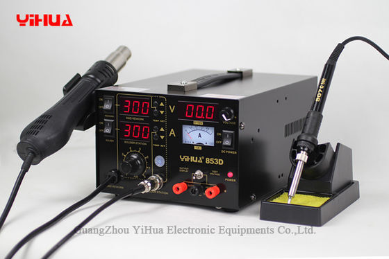 Temperature Controlled 3 In 1 Soldering Station With DC 1A Power